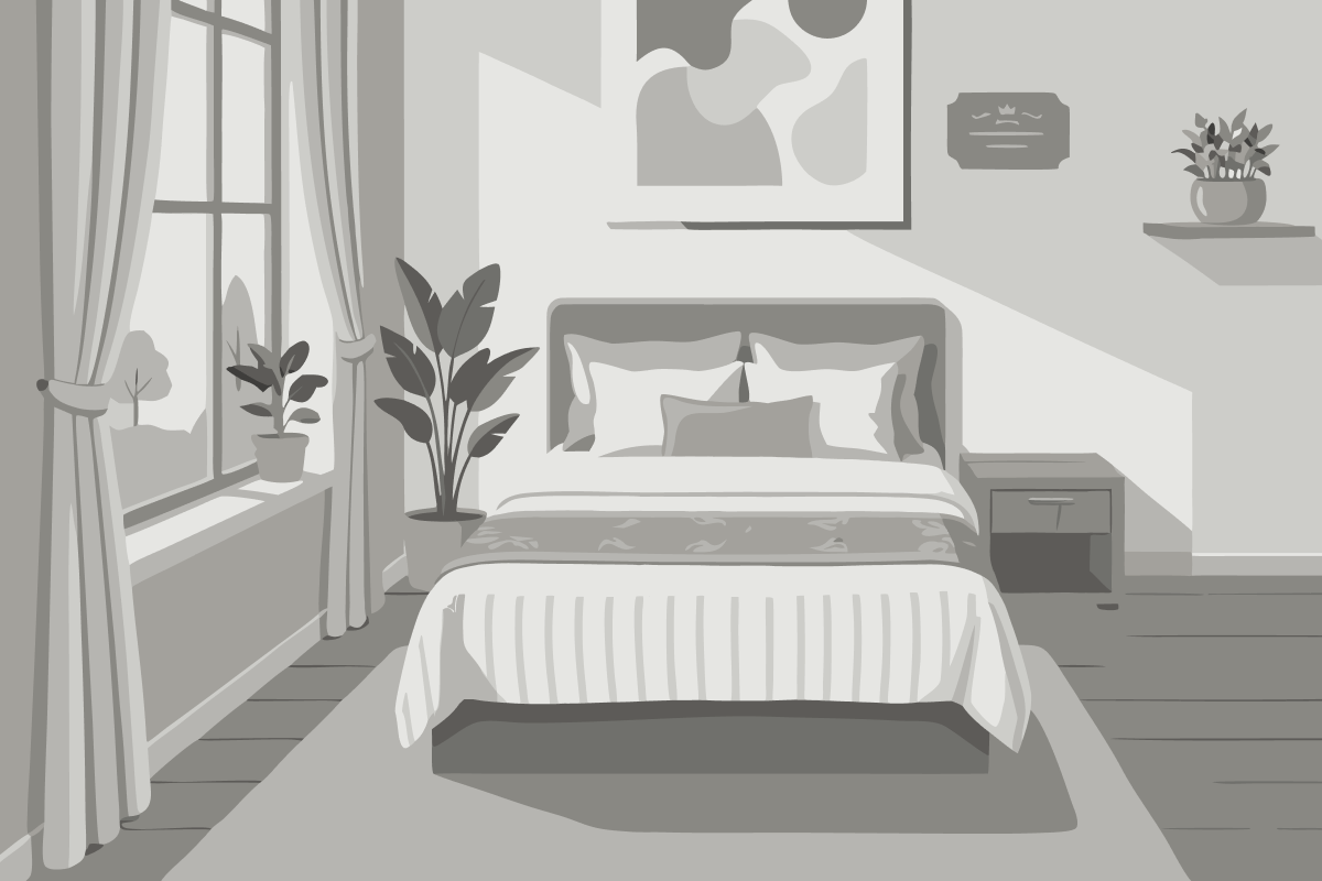 Quarto Duplo Standard com Varanda